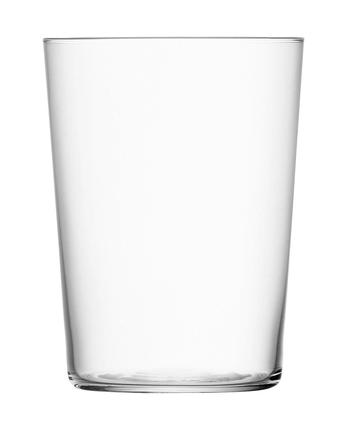 Transparentes Trinkglas Gio Becher gross von LSA aus Glas, zylindrische Form mit feinen Wänden, Durchmesser 9 cm, Höhe 12 cm, stapelbar