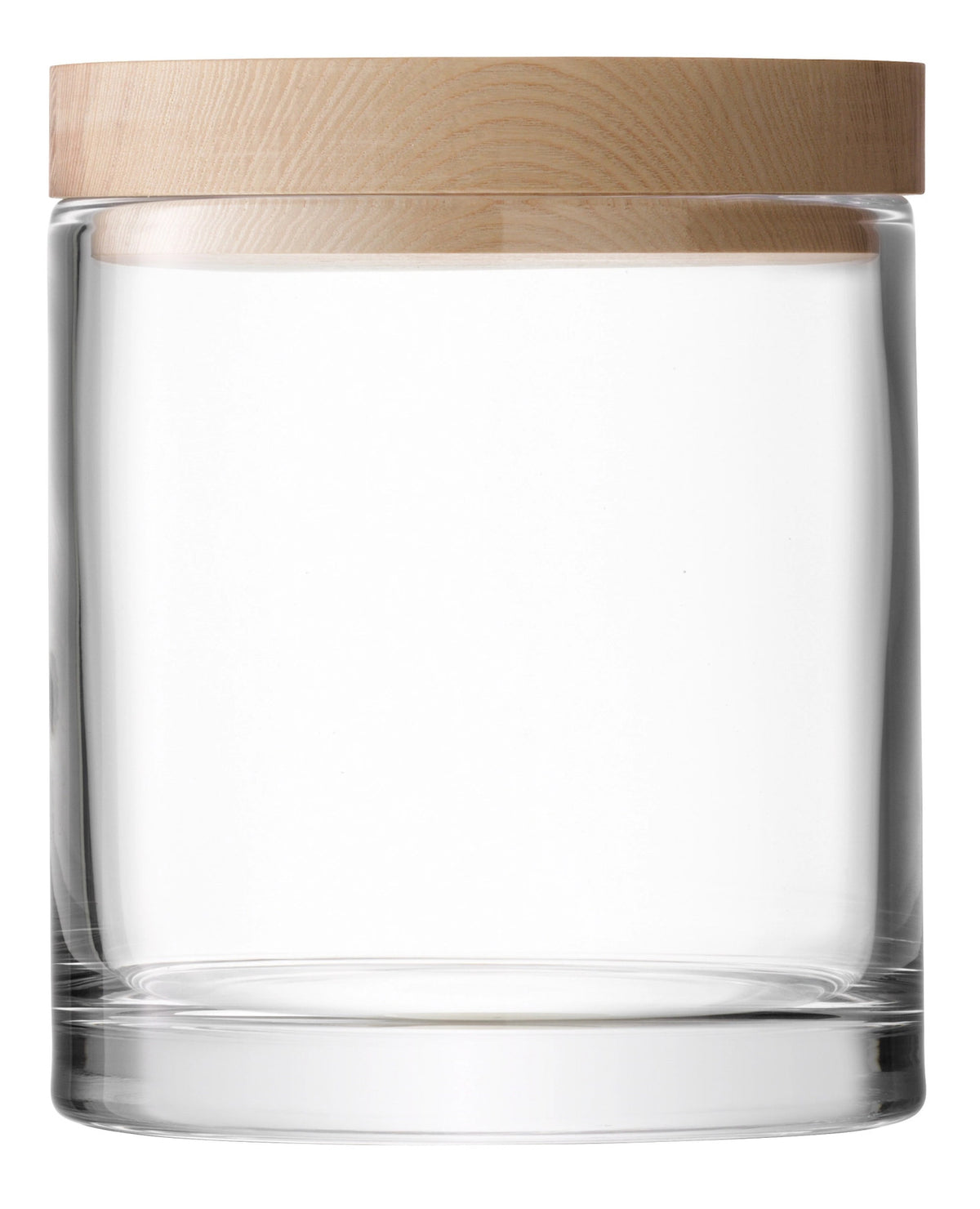Lotta Behälter  Deckel aus Esche H19cm in Beige präsentiert im Onlineshop von KAQTU Design AG. Aufbewahrungsdose ist von LSA