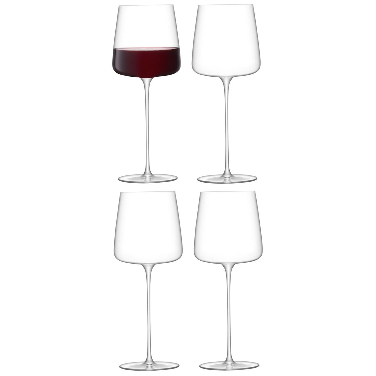 4er Set Metropolitan Grand Cru Glas 680ml klar in Transparent präsentiert im Onlineshop von KAQTU Design AG. Wein- & Sektglas ist von LSA