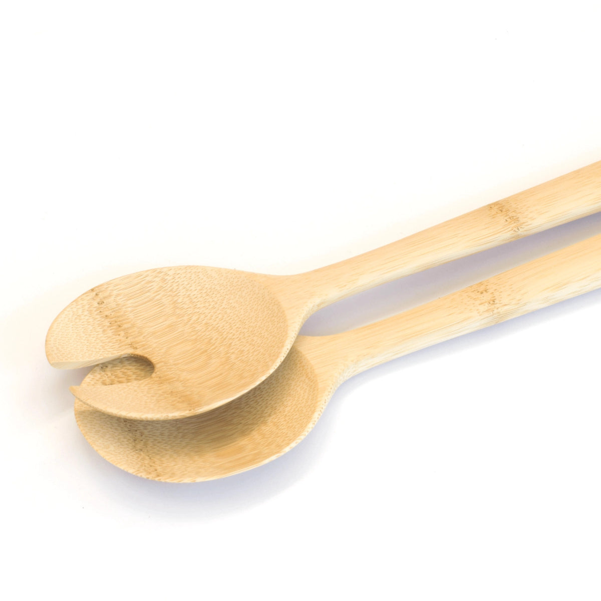 Pebbly Salatbesteck, Bambus, 27cm in Braun präsentiert im Onlineshop von KAQTU Design AG. Salatzubehör ist von Pebbly