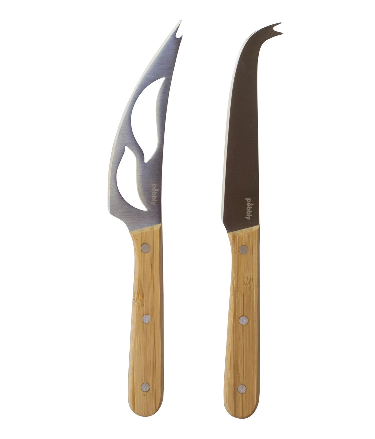 2er Set Pebbly in Grau präsentiert im Onlineshop von KAQTU Design AG. Küchenmesser ist von Pebbly