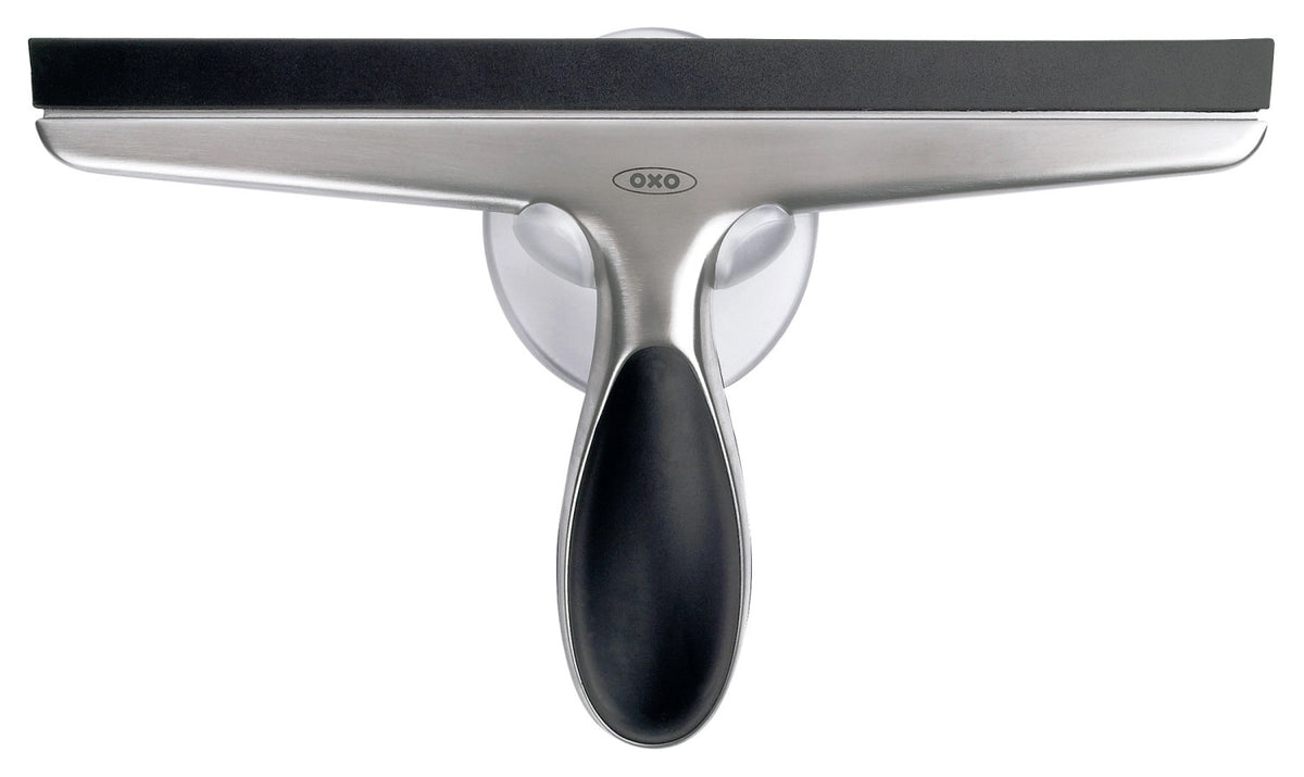 Edelstahl Abzieher 15x25.4 cm in Silber präsentiert im Onlineshop von KAQTU Design AG. Badzubehör ist von OXO