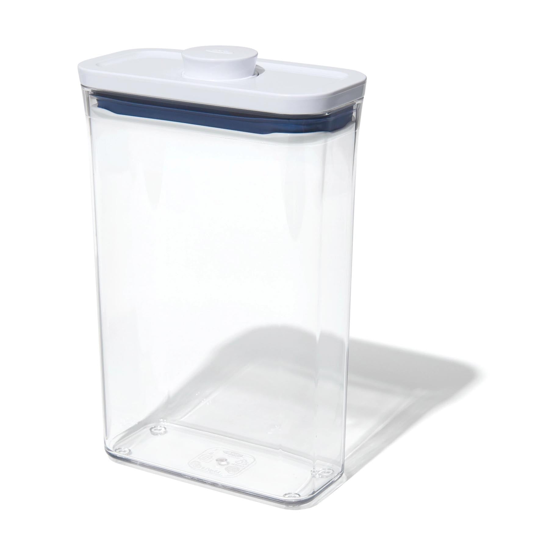 GG POP Behälter schlank rechteckig 16x8x24cm 1.8l in Transparent präsentiert im Onlineshop von KAQTU Design AG. Käsezubehör ist von OXO