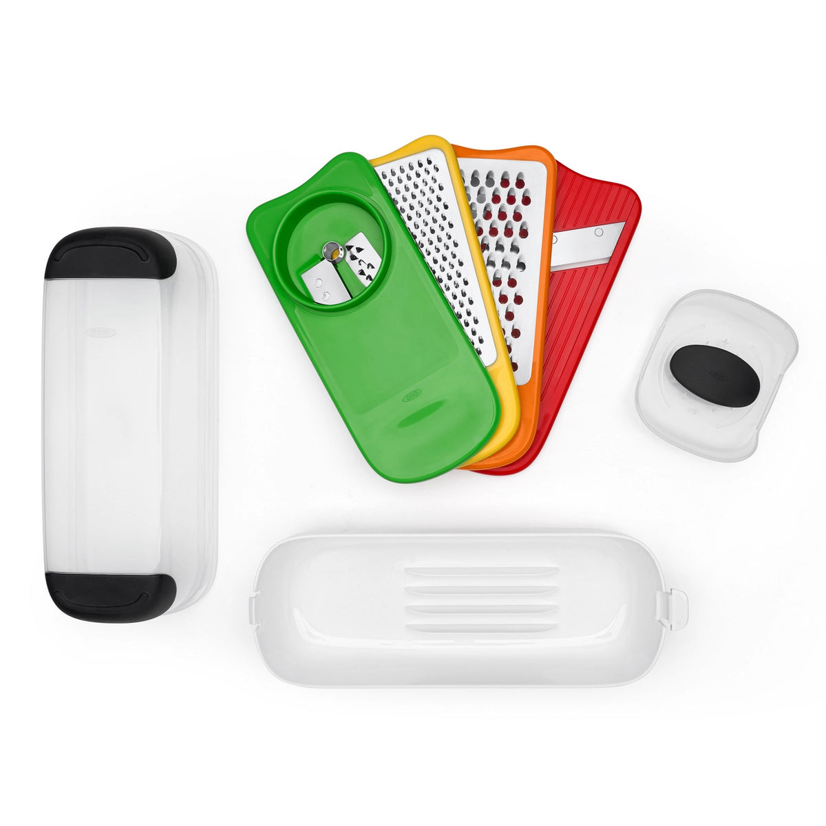 Good Grips Mandoline Set in Weiss präsentiert im Onlineshop von KAQTU Design AG. Küchenhelfer ist von OXO
