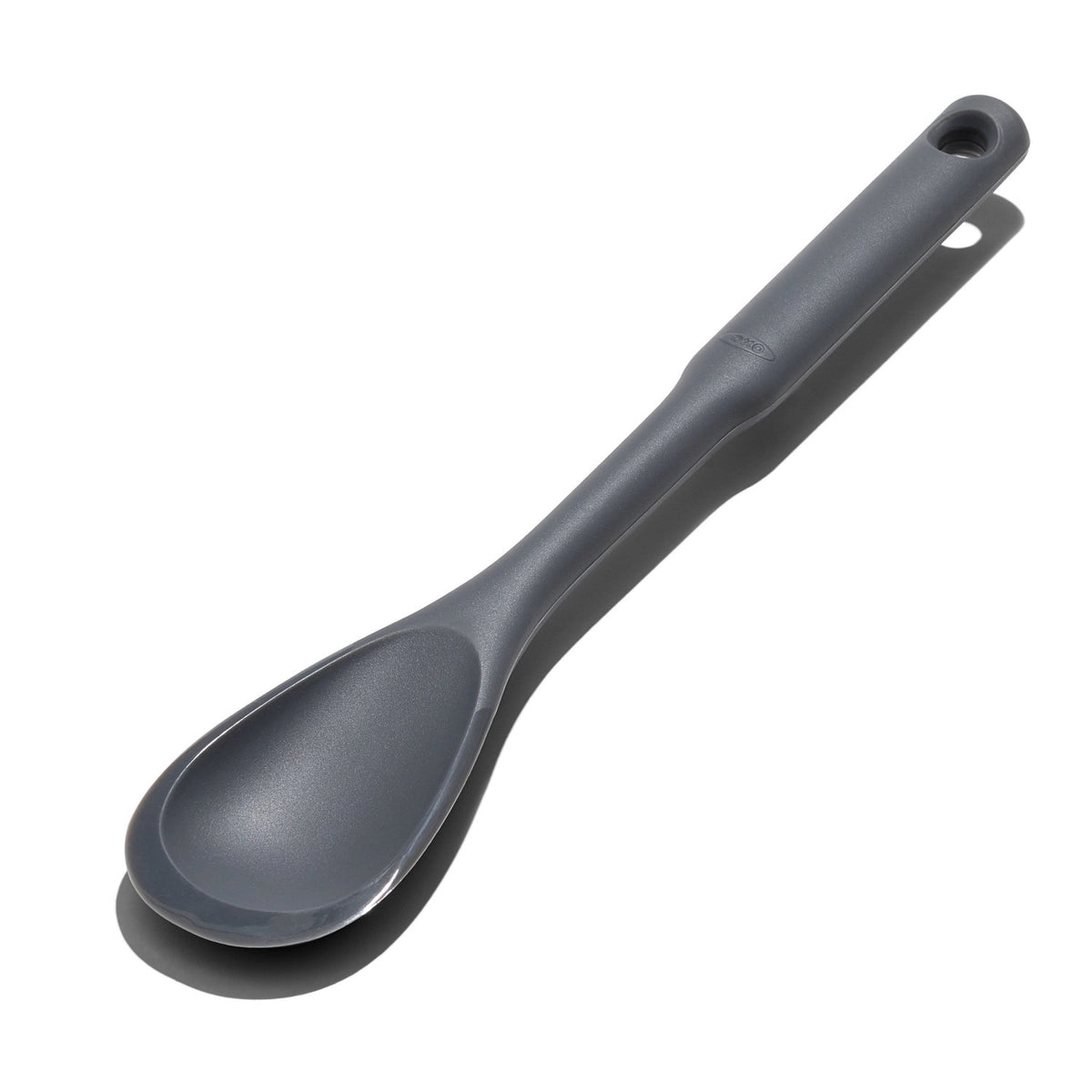 OXO Kochlöffel, Silikon in Grau präsentiert im Onlineshop von KAQTU Design AG. Kochbesteck ist von OXO