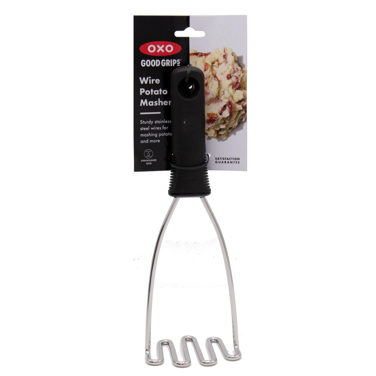 Kartoffelstampfer in Schwarz präsentiert im Onlineshop von KAQTU Design AG. Küchenhelfer ist von OXO