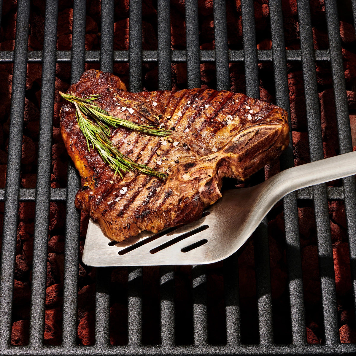 GG Grillwender in Silber präsentiert im Onlineshop von KAQTU Design AG. Grillbesteck ist von OXO