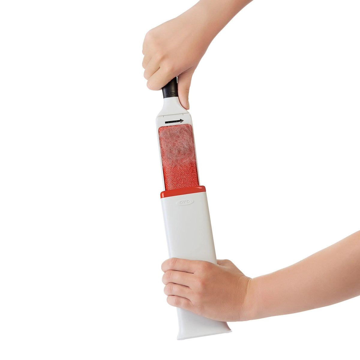 GG Flusenentferner Bürste für Möbel weissorange in Orange präsentiert im Onlineshop von KAQTU Design AG. Besen ist von OXO