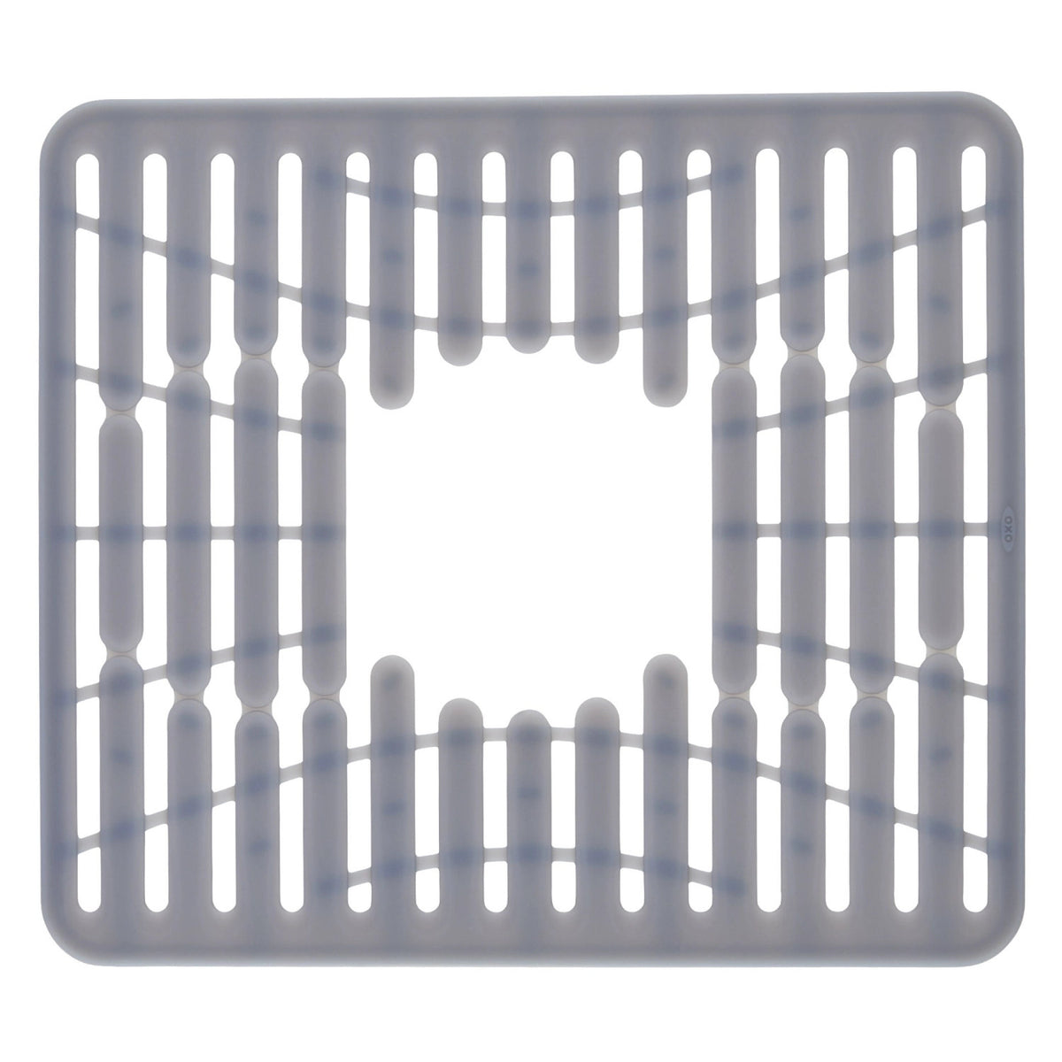 Silikon Spülbeckenmatte, grau, klein, 32x28 cm in Silber präsentiert im Onlineshop von KAQTU Design AG. Abwasch ist von OXO