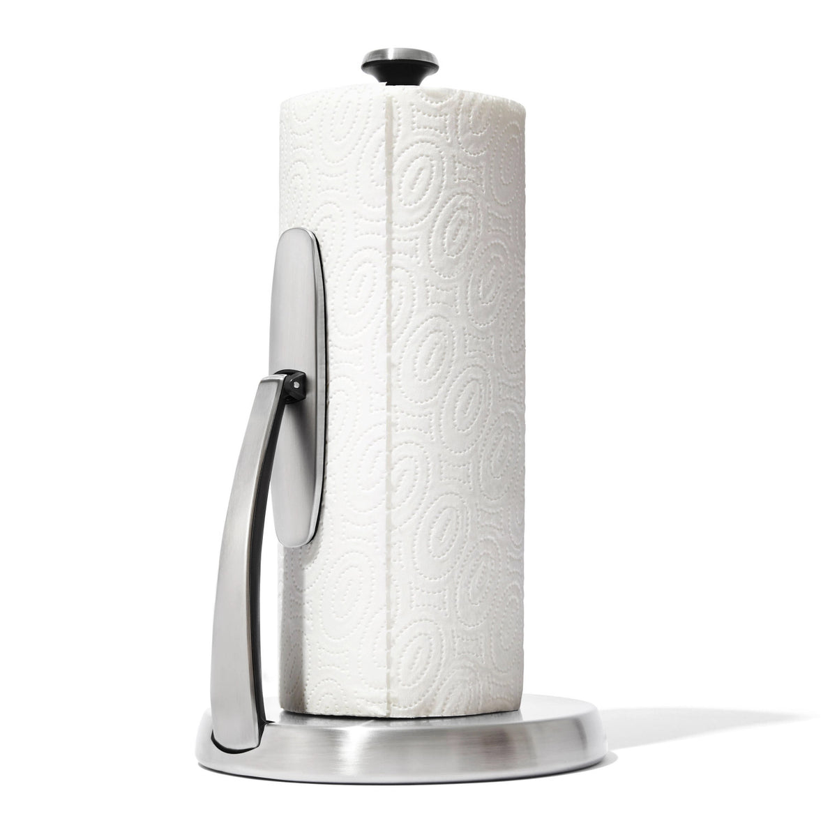 Good Grips Papierrollenhalter in Silber präsentiert im Onlineshop von KAQTU Design AG. Backutensilien ist von OXO