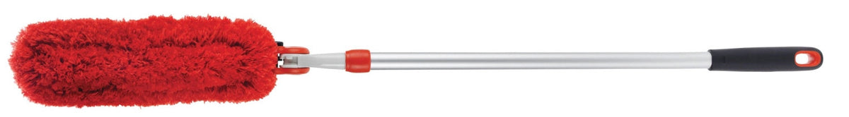 Ausziehbarer Mikrofaser-Staubwischer in Rot präsentiert im Onlineshop von KAQTU Design AG. Besen ist von OXO