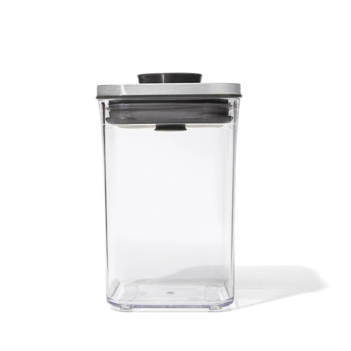 Good Grips Steel POP Behälter, recht., klein, 1.0L in Transparent präsentiert im Onlineshop von KAQTU Design AG. Aufbewahrungsdose ist von OXO