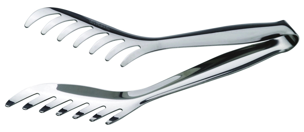 Spaghettizange 23.5cm in Silber präsentiert im Onlineshop von KAQTU Design AG. Zange ist von Piazza