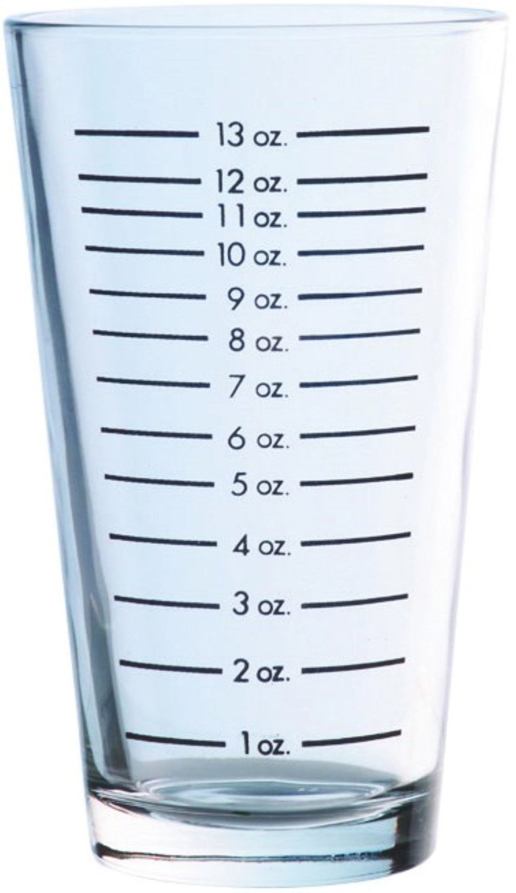 Glas graduiert zu Boston Shaker 0.474lt in Transparent präsentiert im Onlineshop von KAQTU Design AG. Barzubehör ist von Piazza