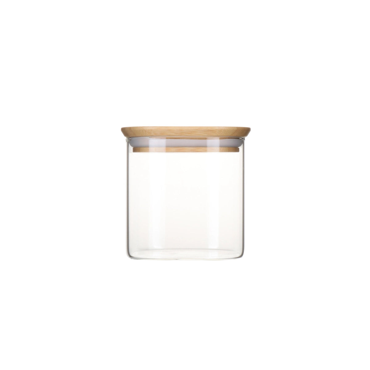 Pebbly Vorratsglas m. Bambusd., 800ml, 11x11x11cm in Braun präsentiert im Onlineshop von KAQTU Design AG. Aufbewahrungsdose ist von Pebbly