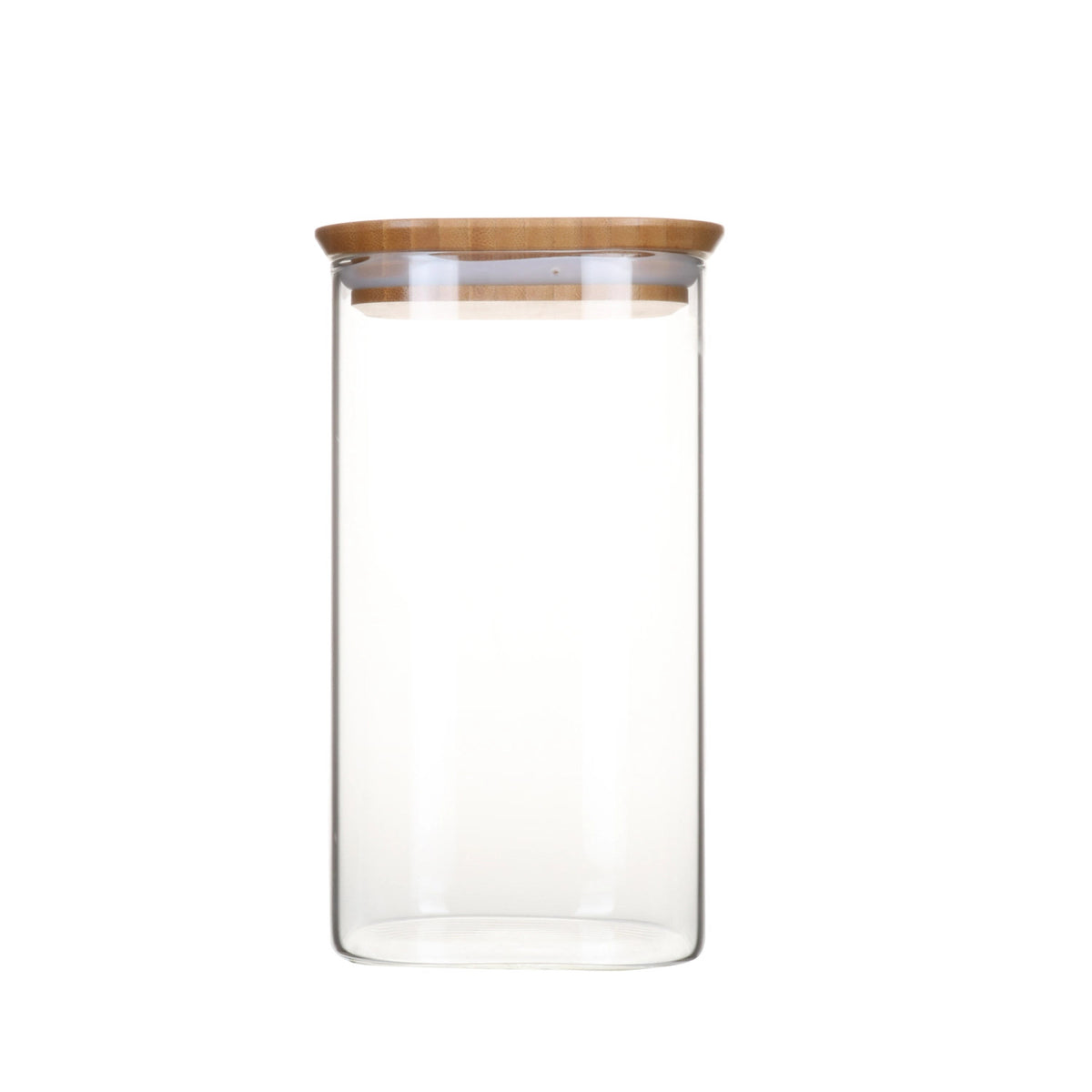 Pebbly Vorratsglas m. Bambusd., 1.4 l, 11x11x20cm in Braun präsentiert im Onlineshop von KAQTU Design AG. Aufbewahrungsdose ist von Pebbly