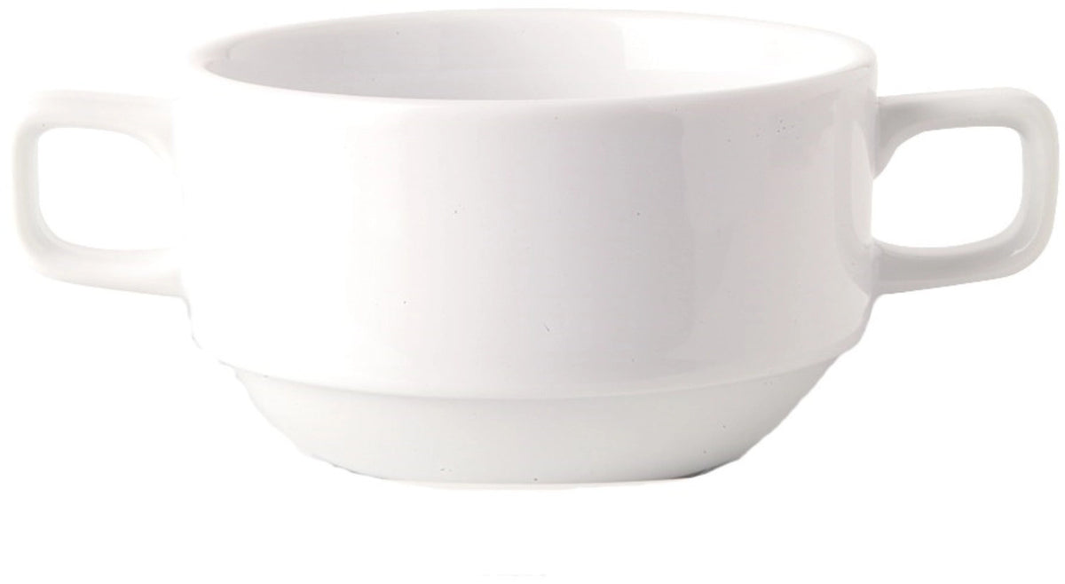 6er Set Uni 09 Suppen Obertasse 0.28lt Top CC in Weiss präsentiert im Onlineshop von KAQTU Design AG. Espressotassen ist von Royal Porcelain