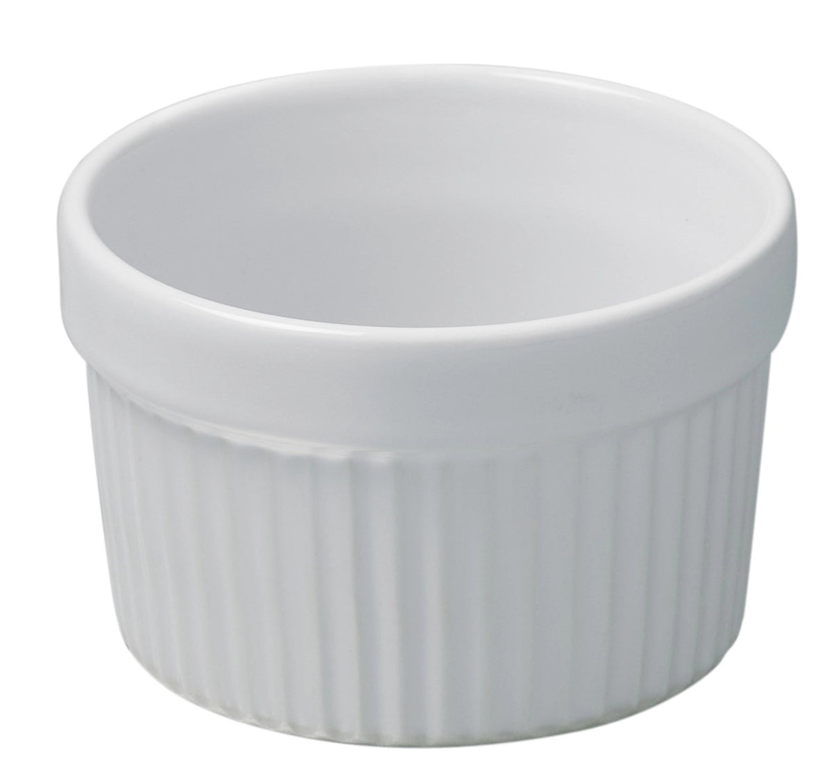 Souffléform klein, Ø 8.2 cm, weiss in Weiss präsentiert im Onlineshop von KAQTU Design AG. Schale ist von Revol