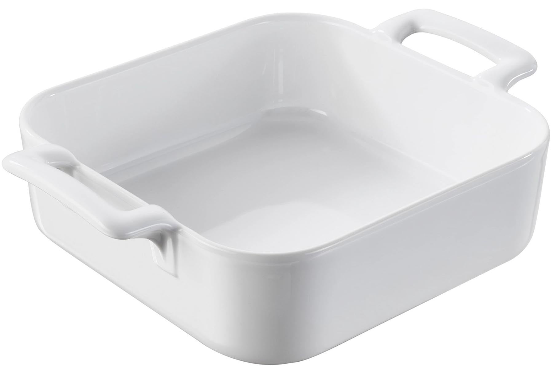 Auflaufform quadratisch tief, 20cm, weiss in Weiss präsentiert im Onlineshop von KAQTU Design AG. Platte ist von Revol