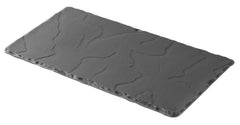 Plate rectangular, 30x16 cm, slate style