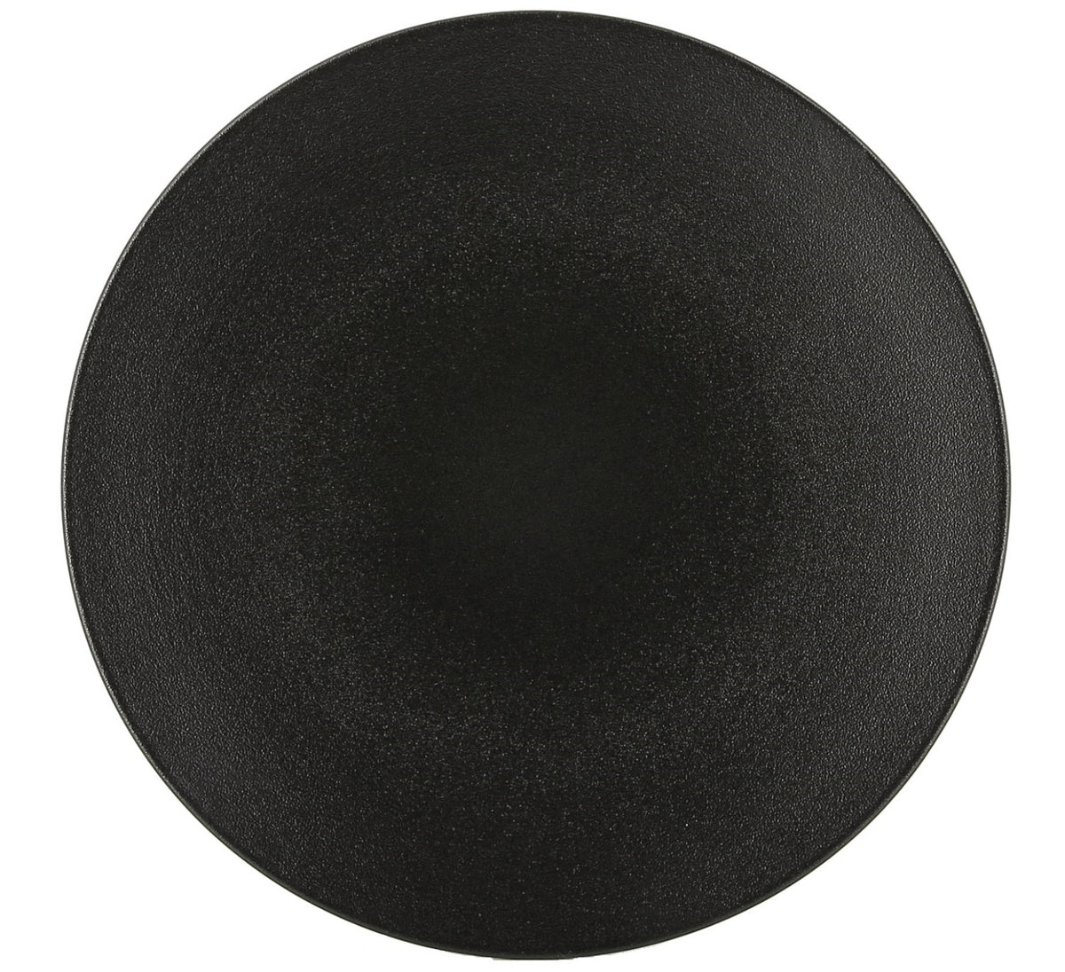 Equinoxe Speiseteller, Ø 28 cm, H: 3.3 cm, schwarz in Schwarz präsentiert im Onlineshop von KAQTU Design AG. Teller ist von Revol