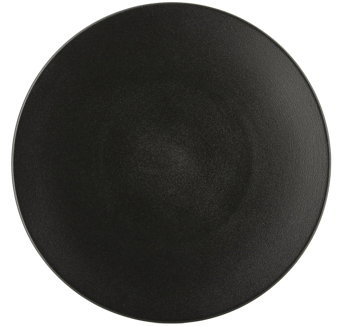 Equinoxe Präsentationsteller, Ø 31.5 cm, H: 3.5 cm, schwarz in Schwarz präsentiert im Onlineshop von KAQTU Design AG. Teller ist von Revol