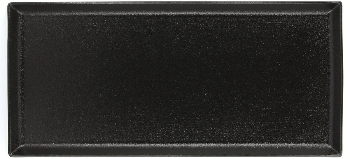 Equinoxe Speiseteller rechteckig, 35x15x1.8 cm, schwarz in Schwarz präsentiert im Onlineshop von KAQTU Design AG. Teller ist von Revol