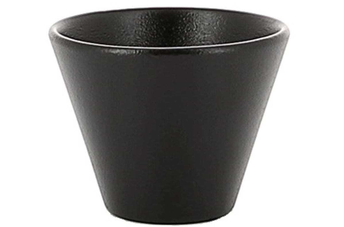 Equinoxe Schüssel konisch, Ø 6.3 cm, H: 5 cm, 5 cl, schwarz in Schwarz präsentiert im Onlineshop von KAQTU Design AG. Schüssel ist von Revol