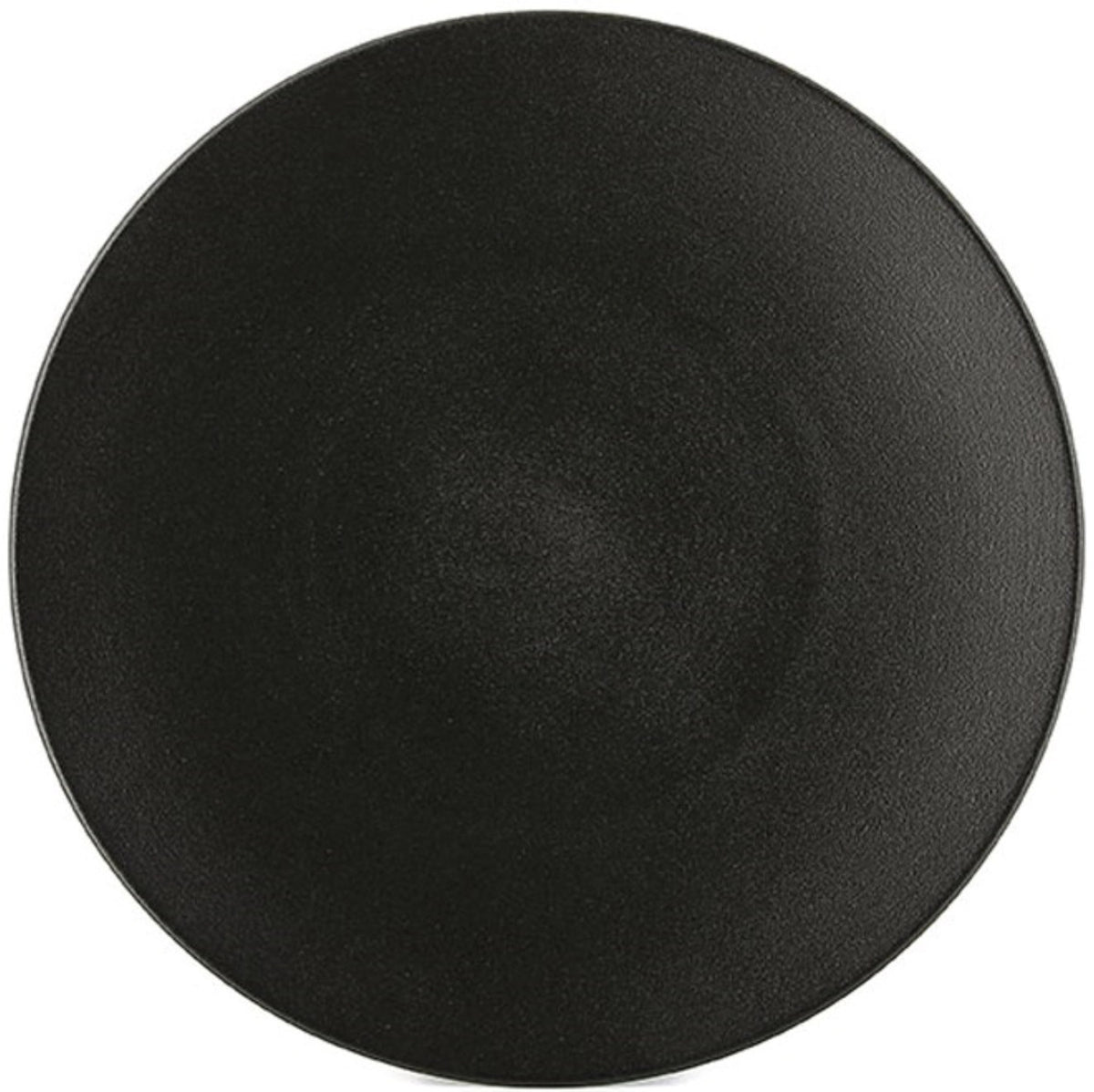 Equinoxe Teller flach, Ø 26 cm, H: 3 cm, schwarz in Schwarz präsentiert im Onlineshop von KAQTU Design AG. Teller ist von Revol