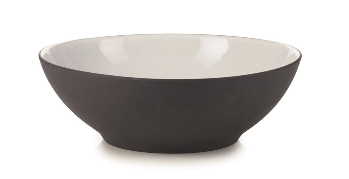 Equinoxe Suppenteller, Ø 19 cm, H: 6.5 cm, 70 cl, weiss in Schwarz präsentiert im Onlineshop von KAQTU Design AG. Teller ist von Revol