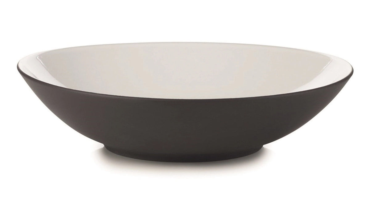 Equinoxe Suppenteller, Ø 24 cm, H: 5.5 cm, 100 cl, weiss in Schwarz präsentiert im Onlineshop von KAQTU Design AG. Teller ist von Revol