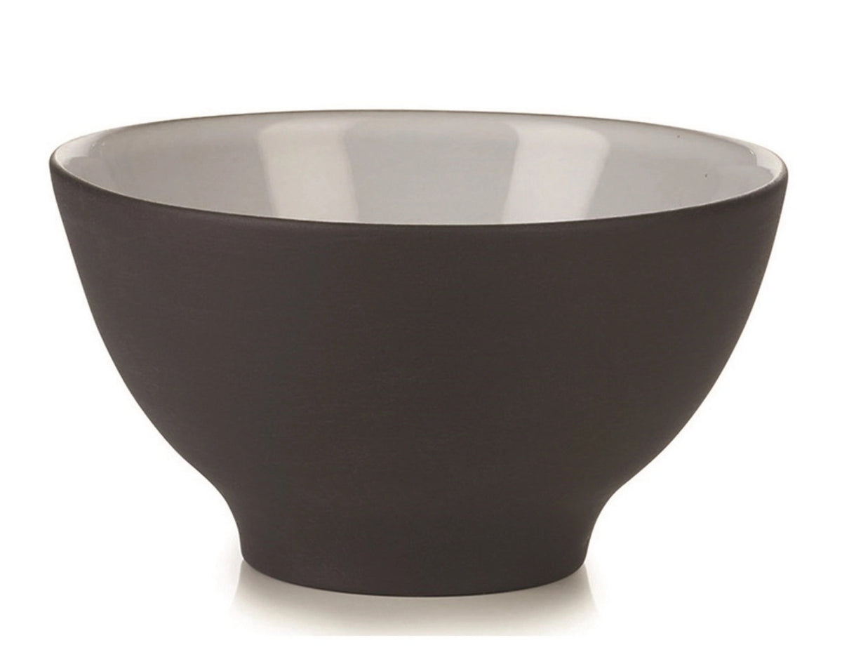 Equinoxe Reisschüssel, Ø 12 cm, H: 6.5 cm, 30 cl, weiss in Schwarz präsentiert im Onlineshop von KAQTU Design AG. Schüssel ist von Revol