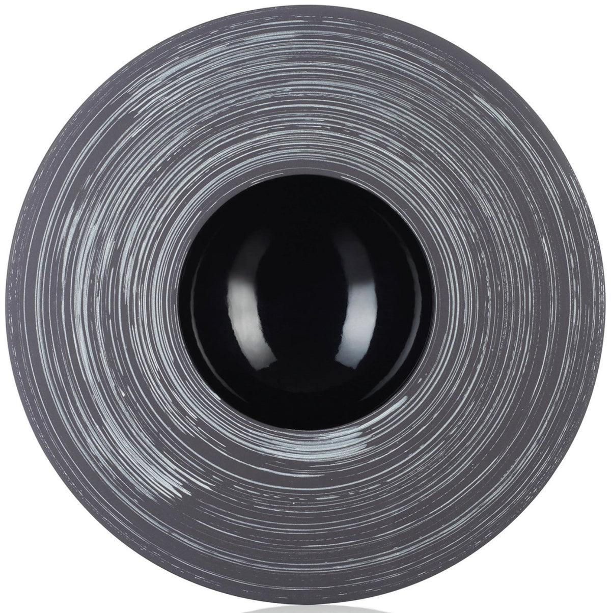 Sphere Teller 30 cl, H: 5 cm, Ø 30 cm, Schneesturm in Silber präsentiert im Onlineshop von KAQTU Design AG. Teller ist von Revol