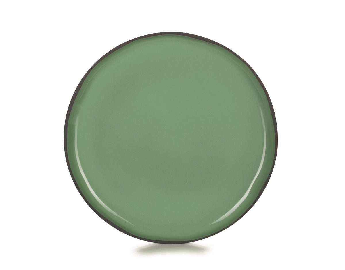 Caractère Speiseteller, Ø26cm, Minze in Grün präsentiert im Onlineshop von KAQTU Design AG. Teller ist von Revol