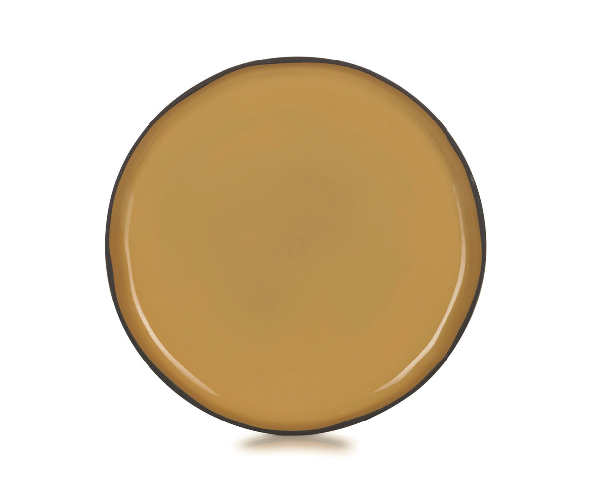 Caractère Speiseteller, Ø26cm, Kurkuma in Orange präsentiert im Onlineshop von KAQTU Design AG. Teller ist von Revol