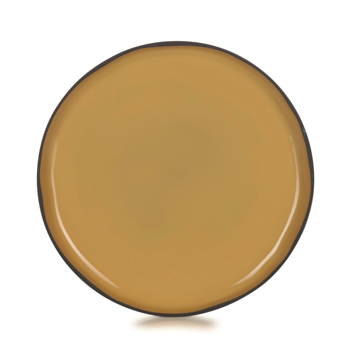 Caractère Speiseteller, Ø28cm, Kurkuma in Orange präsentiert im Onlineshop von KAQTU Design AG. Teller ist von Revol