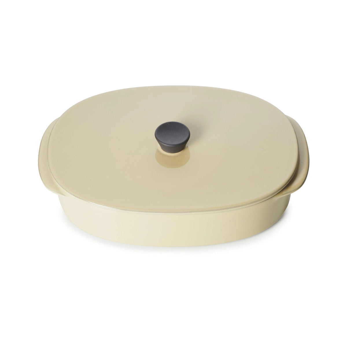 Caractere Platte mit Deckel 26X18,5 Muskatnuss in Beige präsentiert im Onlineshop von KAQTU Design AG. Backutensilien ist von Revol