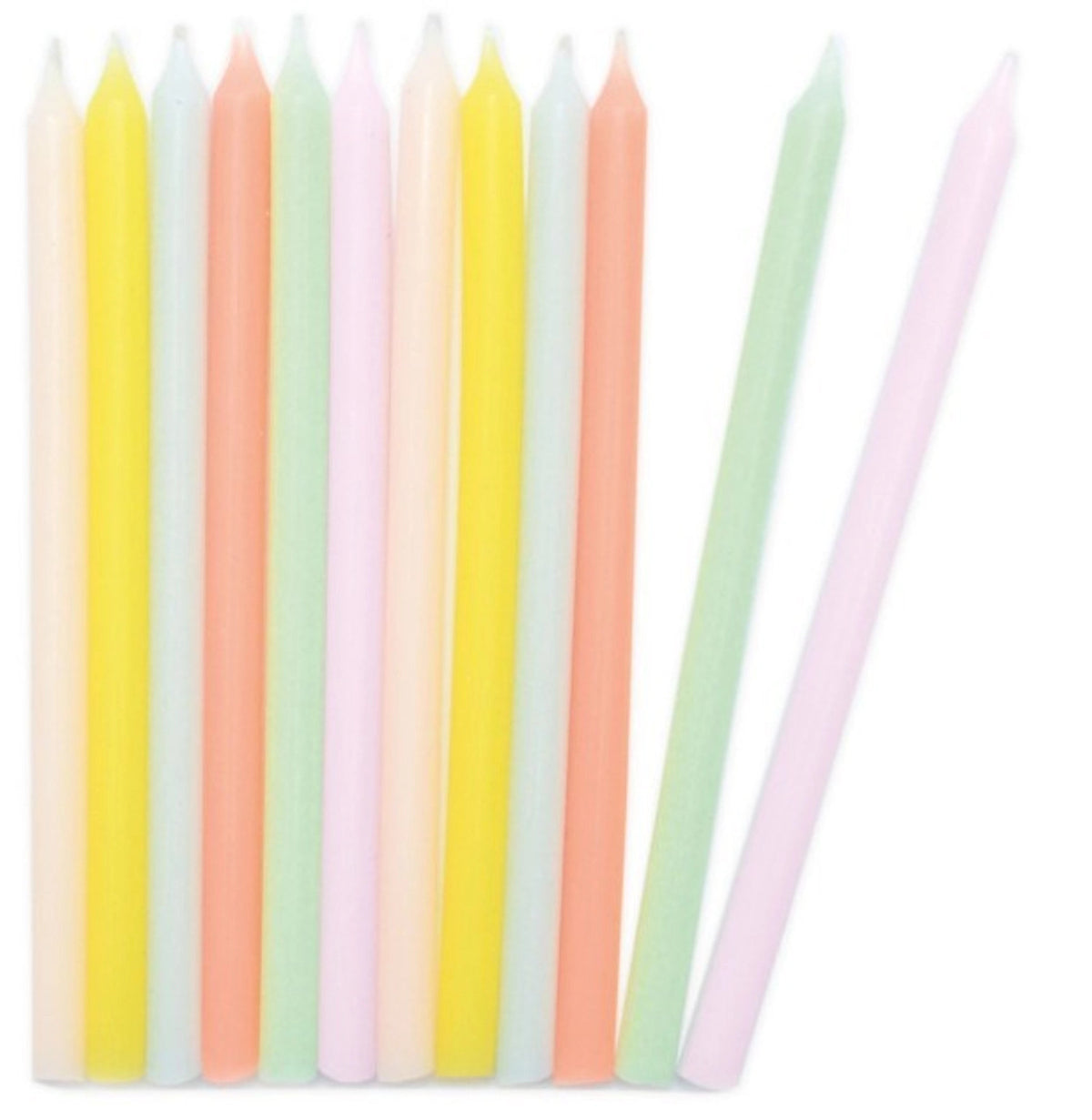 12er Set Kerzen lang in Mehrfarbig präsentiert im Onlineshop von KAQTU Design AG. Kerzen ist von Scrap Cooking