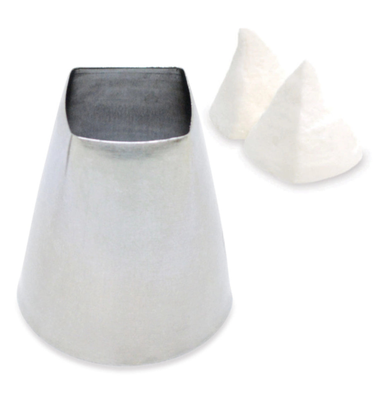Tülle quadratisch aus Edelstahl in Silber präsentiert im Onlineshop von KAQTU Design AG. Backutensilien ist von Scrap Cooking