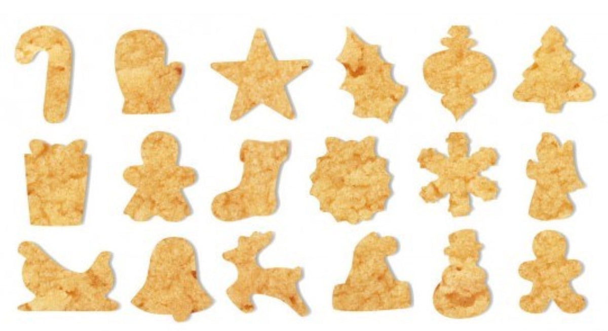 18-tlg. Set Ausstechformen Weihnachten in Silber präsentiert im Onlineshop von KAQTU Design AG. Ausstecher ist von Scrap Cooking