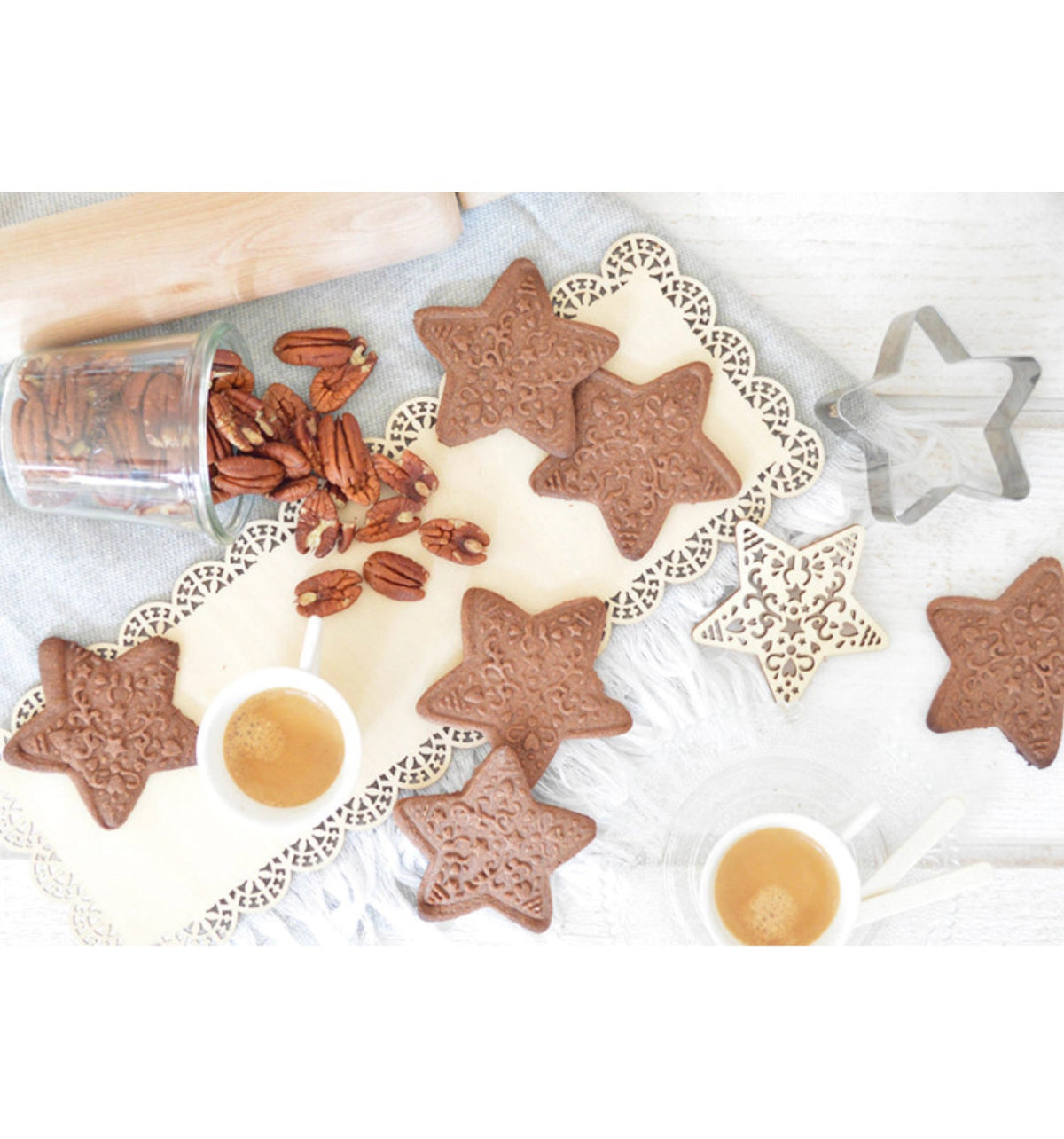 3er Set Ausstecher u. Präger Weihnachten in Silber präsentiert im Onlineshop von KAQTU Design AG. Ausstecher ist von Scrap Cooking