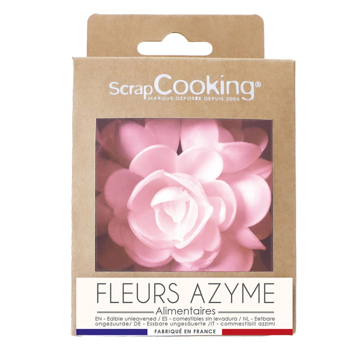 XXL Wafer Deko. Cake topper 10cm pink in Pink präsentiert im Onlineshop von KAQTU Design AG. Backutensilien ist von Scrap Cooking