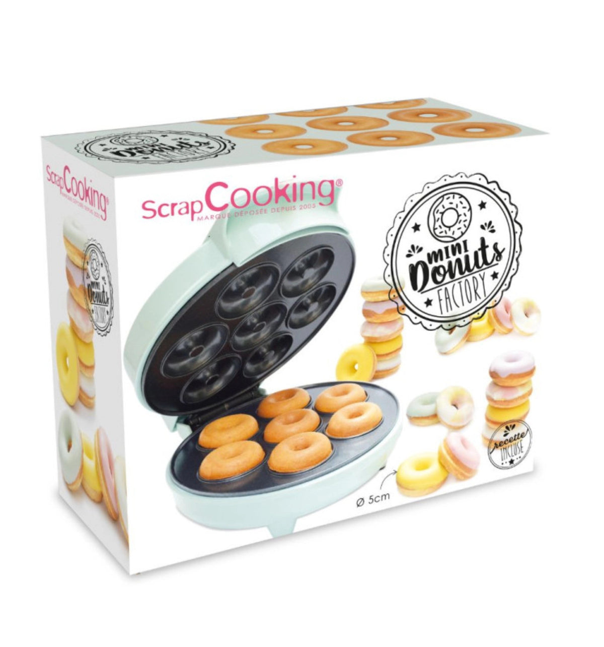Donuts Factory in Grün präsentiert im Onlineshop von KAQTU Design AG. Küchengerät ist von Scrap Cooking