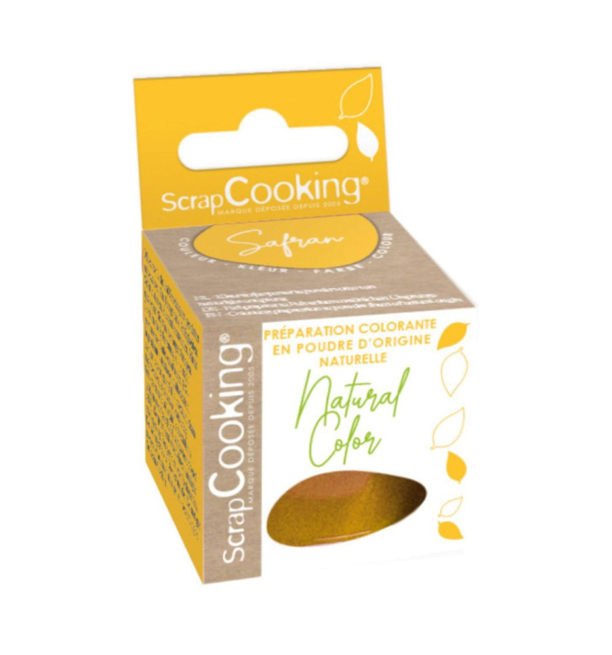 Natur Farbpulver gelb 10g in Gelb präsentiert im Onlineshop von KAQTU Design AG. Zutaten ist von Scrap Cooking