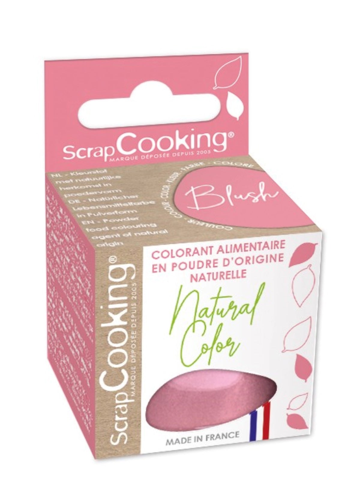 Natürlicher Farbstoff Blush-rosa, 10g in Pink präsentiert im Onlineshop von KAQTU Design AG. Zutaten ist von Scrap Cooking
