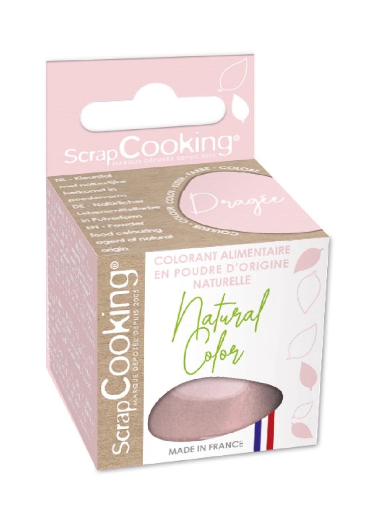 Natürlicher Farbstoff Zuckerwatten-rosa, 10g in Pink präsentiert im Onlineshop von KAQTU Design AG. Zutaten ist von Scrap Cooking