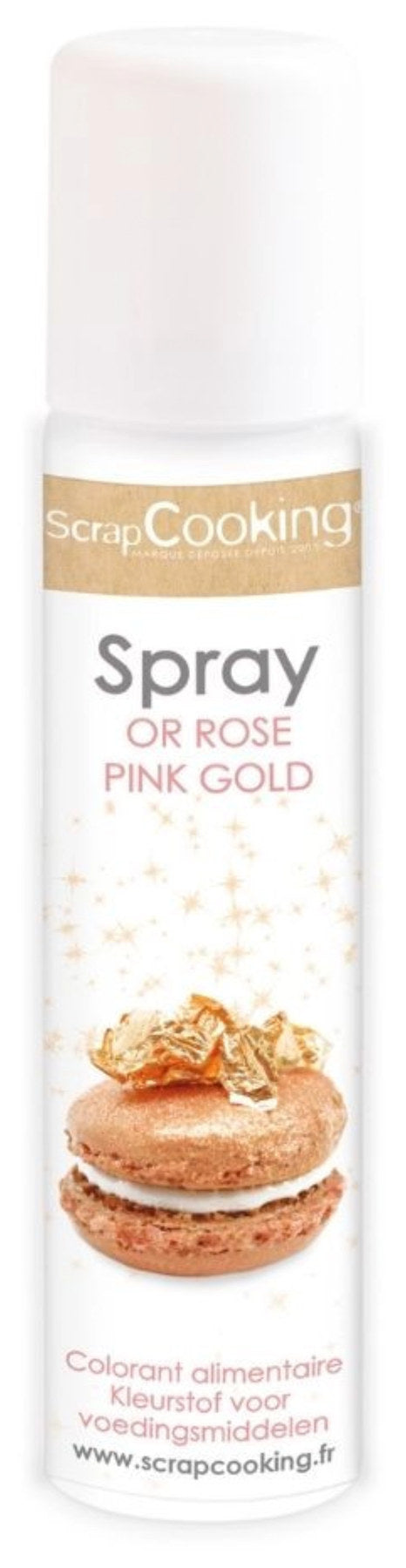 Farbspray Rosé Gold 75 ml in Rot präsentiert im Onlineshop von KAQTU Design AG. Zutaten ist von Scrap Cooking
