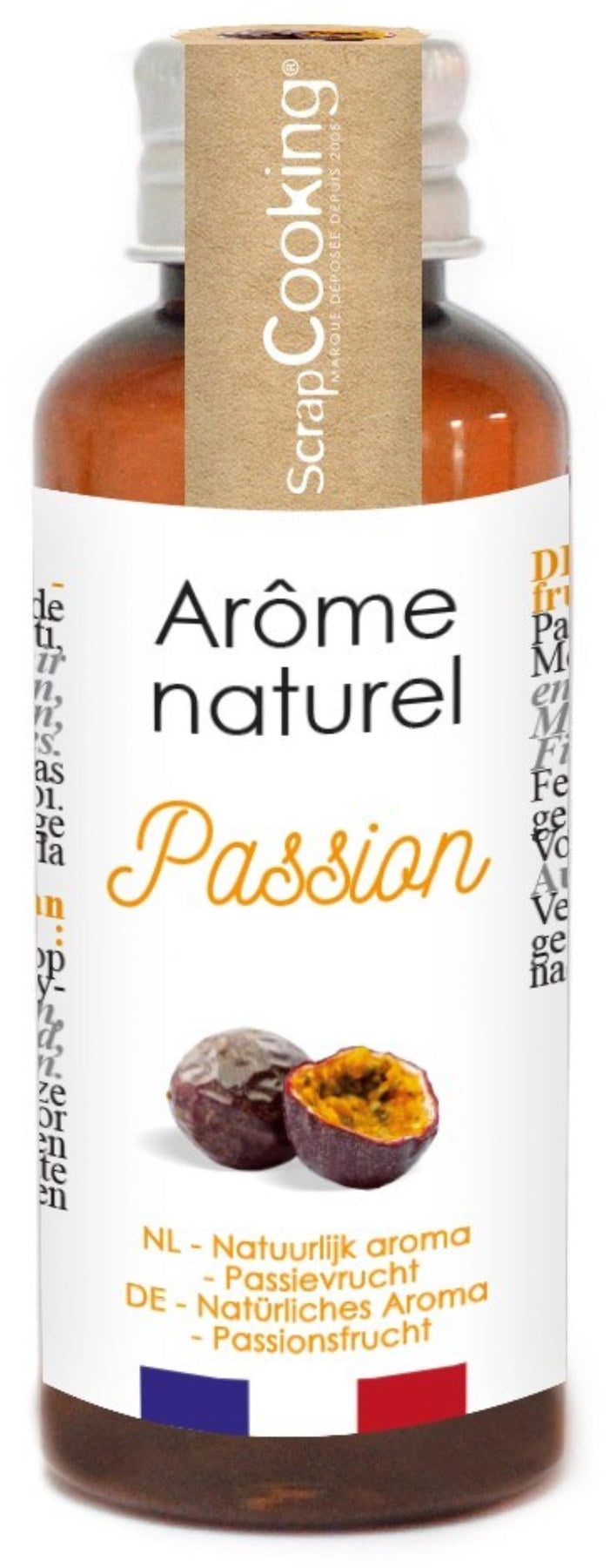 Natürliches Aroma Passionsfrucht 40ml in Braun präsentiert im Onlineshop von KAQTU Design AG. Zutaten ist von Scrap Cooking