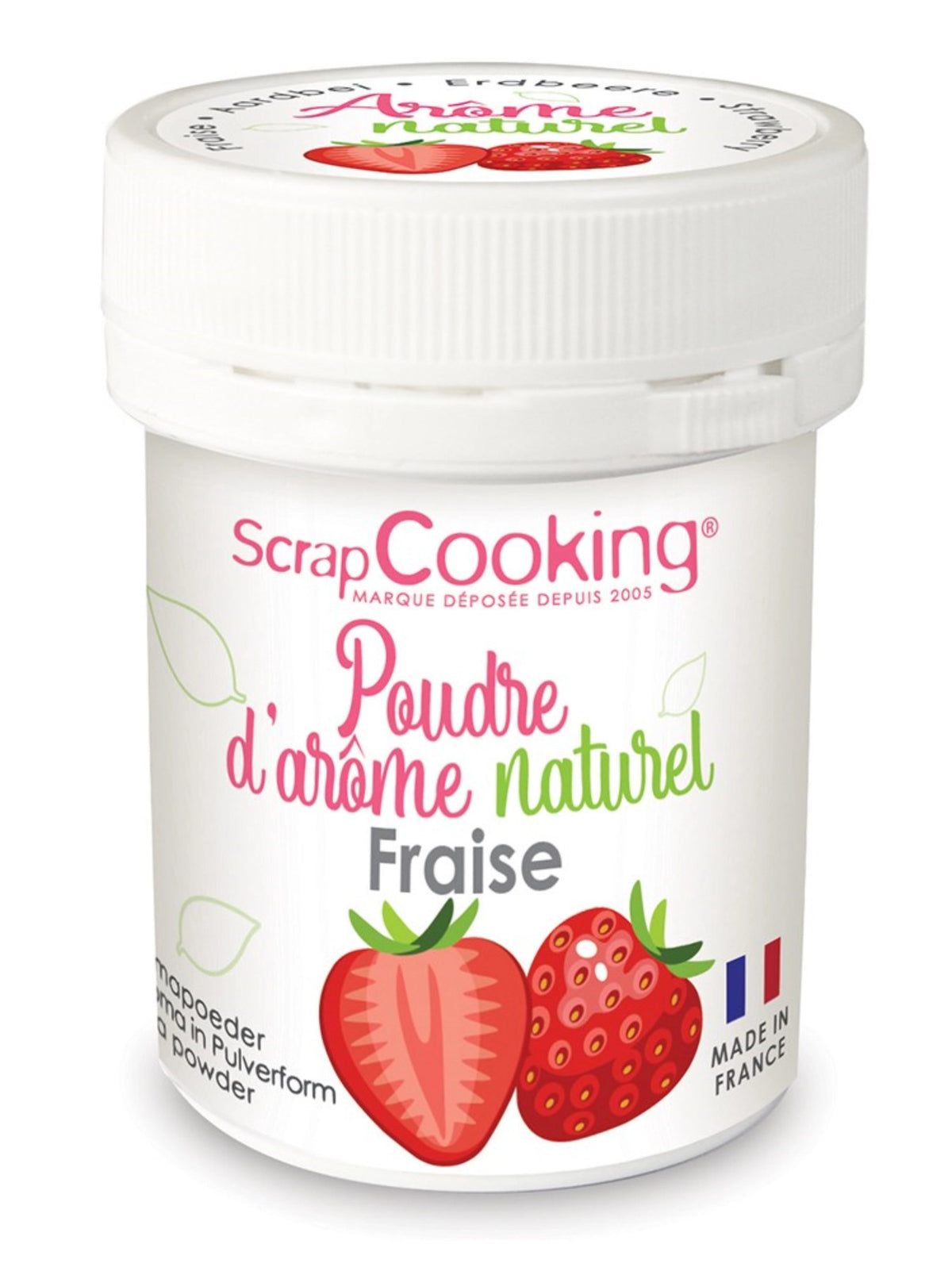 Natur Aroma Farbpulver Erdbeere 15g in Mehrfarbig präsentiert im Onlineshop von KAQTU Design AG. Zutaten ist von Scrap Cooking