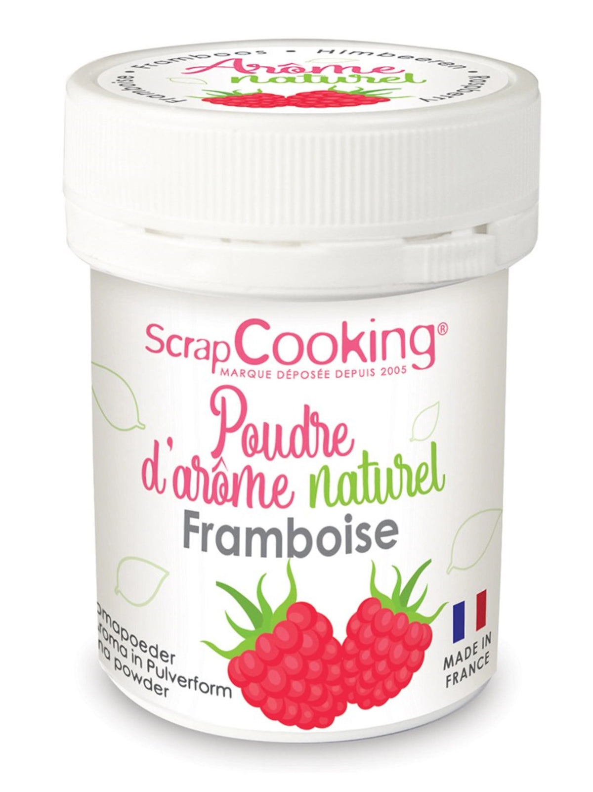 Natur Aroma Farbpulver Himbeere 15g in Mehrfarbig präsentiert im Onlineshop von KAQTU Design AG. Zutaten ist von Scrap Cooking
